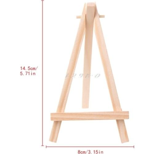 Mini Wooden Tripod Easel Display Painting Stand Card Canvas Holder Wedding Party