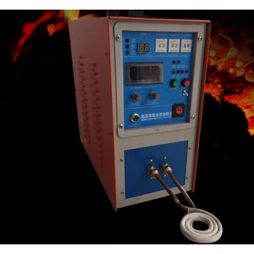 Jewelry diy making Equipment High Frequency 220V 15KW 2 kg Gold Metal Induction Melting Furnace