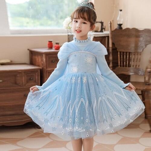 Girl Princess Dresses for Girls Prom Clothing Wear Cosplay Costume Halloween Christmas Carnival Party Dress