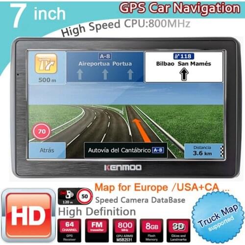 7 Inch HD GPS Portable Navigation 2020 Maps for Europe Russia Car TRUCK CAMPING Caravan Navigator Sat Nav Free Lifetime Updates