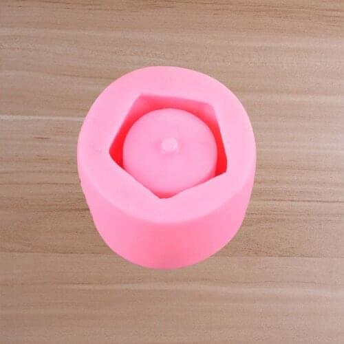 Durable Silicone Flower Pot Mold Geometric Cement Concrete Mould DIY Succulent Plant Making Clay Craft