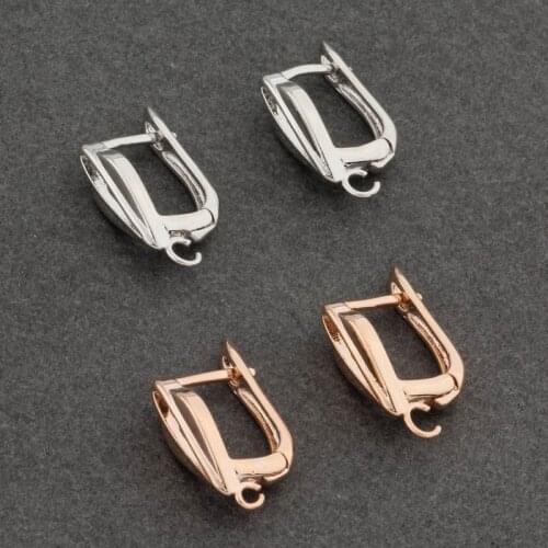 Handmade DIY Earring Hook Jewelry Accessories Fashion Copper Earrings Lady Earring Making Supplies for jewelry Wholesale