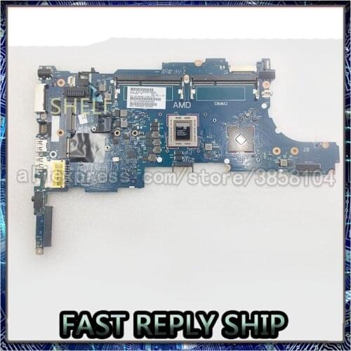 SHELI FOR HP 6050A2644501-MB-A02 Laptop motherboard 745 755 G2 CPU notebook pc mainboard A8-7510B 802542-001 test ok