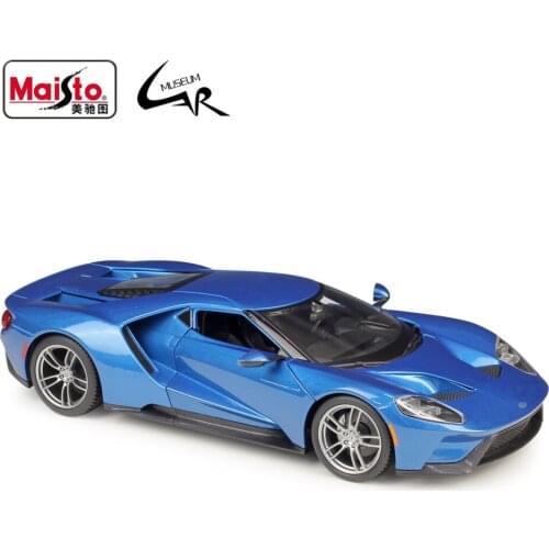 Maisto 1:18 2017 Ford GT Sport Car Display Diecast Alloy Car Model Toy Collections Decoration