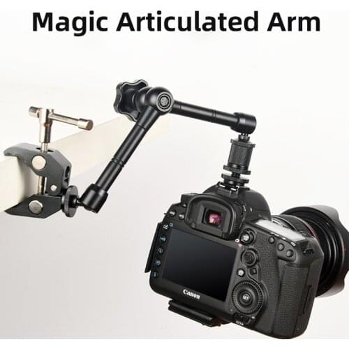 SUPON 11 inch Adjustable Friction Articulating Magic Arm for DSLR Rig LCD Monitor LED Light Camera Accessoriesc free shipping