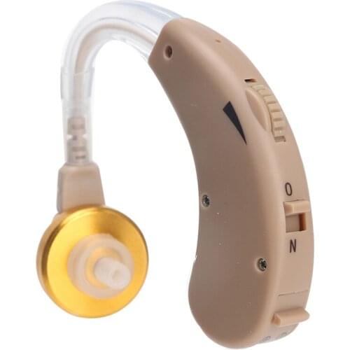 V-163 Mini BTE In-Ear Hearing aid Wireless Sound Amplifier Divice Adjustable Tone Digital Aid Earphone