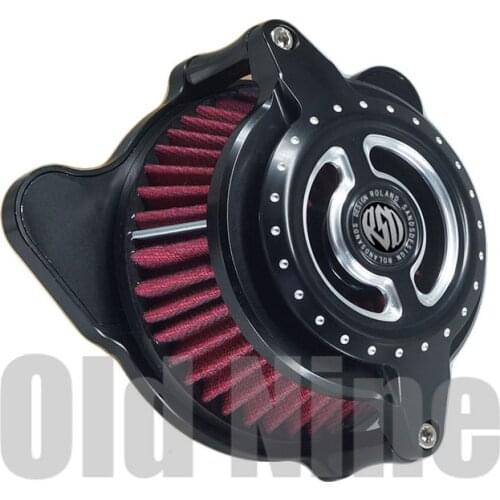 RSD Motorcycle Air Cleaner Intake Filter CNC For Harley Sportster XL 883 1200 Forty Eight Softail Dyna Touring Street Glide