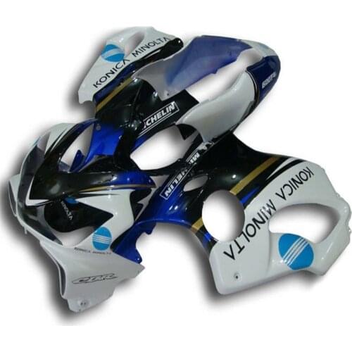 High quality repair parts white blue custom fairing ABS hulls plastic for injection CBR600F4i 2006 2007 cbr 600 f4i 04 05 06 07