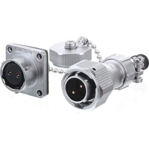 M20 2 3 4 5 6 7 9 12 15 Pin Aviation Connector Industrial Heavy Duty Male Plug Female Socket LED Panel Mount Waterproof Adapter