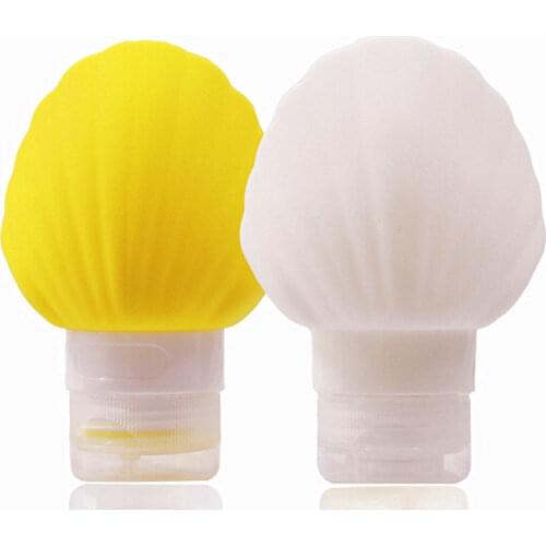 1pc 40ml 75ml 90ml Animal Portable Silicone Refillable Bottle Shampoo Shower Gel Lotion Storage Containers Travel Accessories