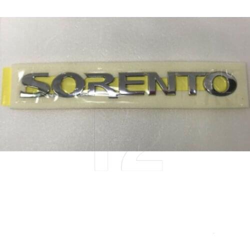 86310 3E001 Rear Trunk SORENTO Soon Emblem For 2003 2009 Kia Sorento