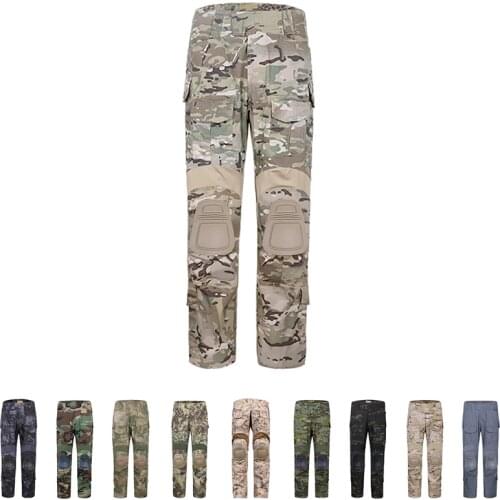Emerson Tactical G3 Combat Pants Emersongear CP Style Battlefield Trousers Assault BDU Uniform With Knee Pads Military Clothes
