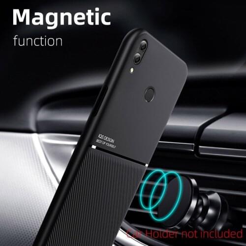 Honor 10i Case For Huawei Honor 9 10 10X Lite 8X 20 Pro 9X Cases Matte Leather Cover Huawei Honor 9A Car Magnetic Holder Covers