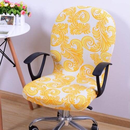 Office Chair Cover Elastic Armchair Seat Cover Rotary Lift Computer Chair Cover Elastic Chair Renovate Home Decora JU0045