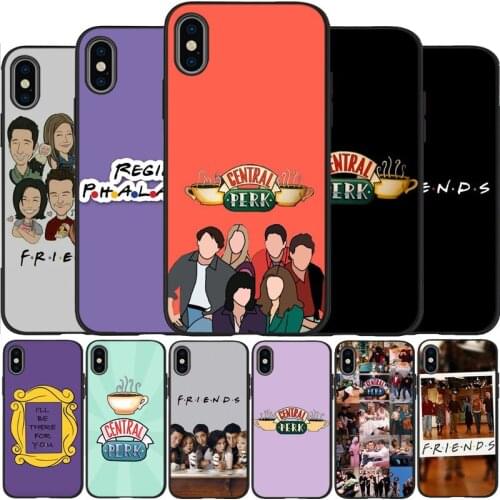 Friends TV Central Coffee Black Silicone Phone Case For IPhone 12 Mini 11 Pro Max XR XS XSMax X 5 5S SE 2020 6 7 8 Plus TPU