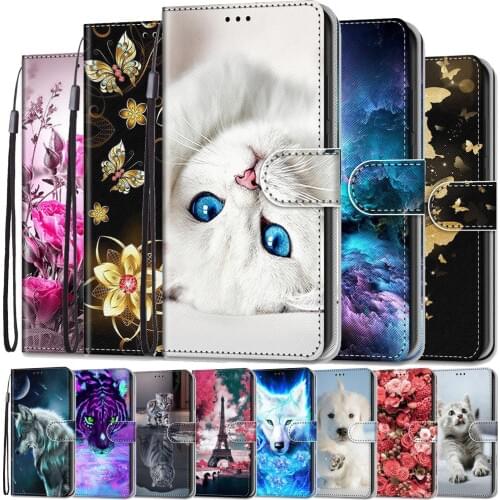 Leather Case For ZTE Blade A3 A5 A7 2019 L8 A7s 20 Smart Flip Case Wallet Cover Luxury Phone Bag Magnetic Stand Card Slot Holder