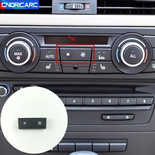 Black Air Conditioning Wind Switch Buttons Protection Cover Trim For BMW E90 E87 E84 F25 F10 F18 F02 E70 E71 Replacement