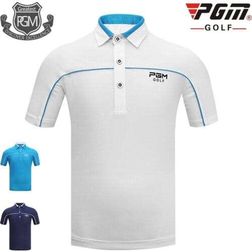 Children Short Sleeve Golf Training T Shirts Boys Solf Fabric Casual Sports T-Shirt Breathable Quick-dry Comfortable Tops D0744