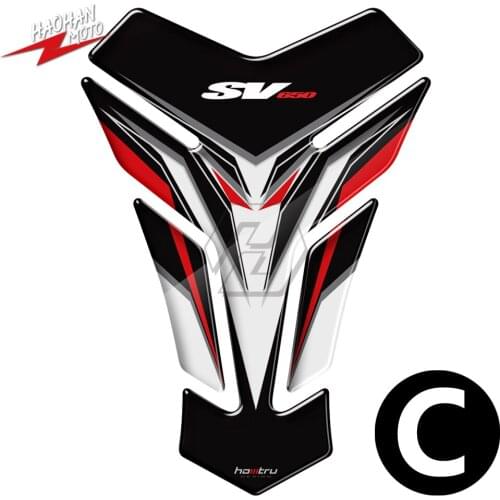 For Suzuki SV650 SV 650 SV650A SV650X ABS 3D Resin Motorcycle Tank Pad Protector Sticker
