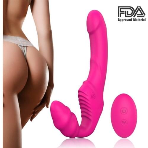 Double Dildo Vibrator For Women Soft Female Vagina Clitoris Stimulator Massager Masturbator 9 Modes Sex Products For Adult