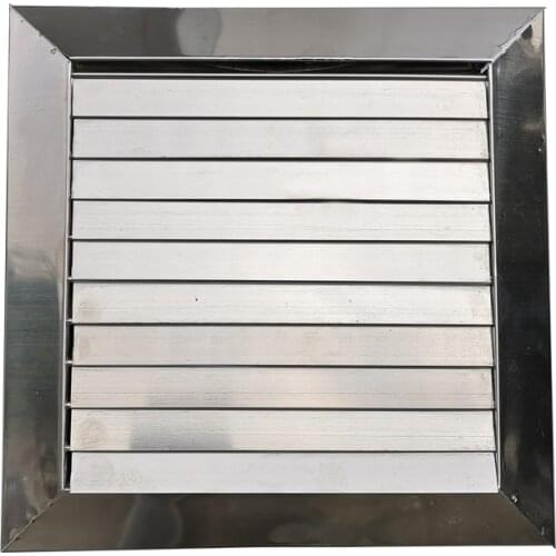 Stainless Steel 201 Gravity Louvers Gravity Shutters 100/150 for Exhaust Hood Range Hood Exhaust Fan Air Vents Bathroom Outdoor