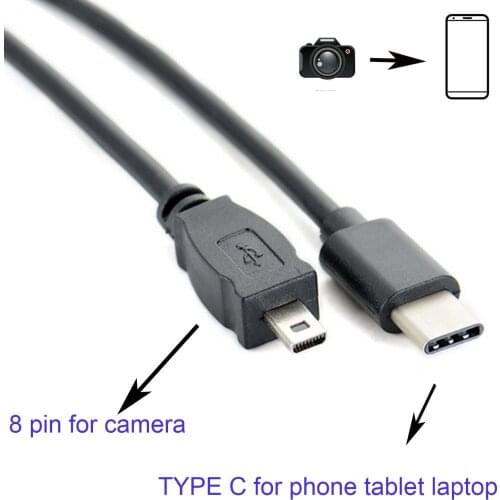 TYPE C OTG CABLE FOR Casio Exilim EX-Z33VP Z33VPEBD EX-Z35 Z35BE Z35BK Z35PE camera to phone edit picture video