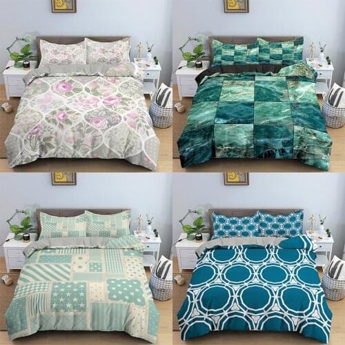 Plant 3D Bedding Sets Flower Duvet Cover Set Twin/Queen/King Size Bed Room For Kids Beding Comforter Pillowcase Set