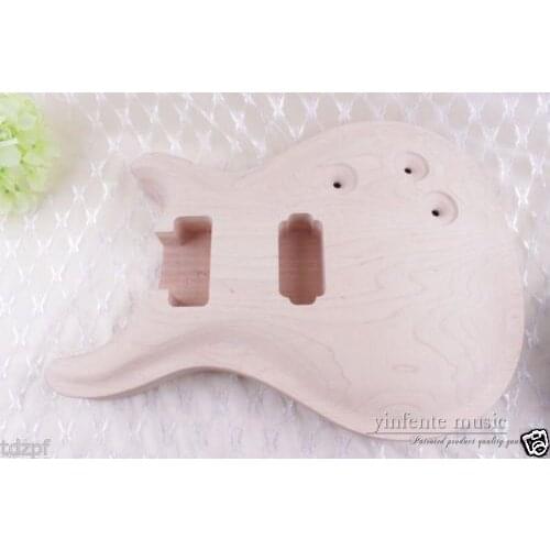 Electric Guitar body Electric Unfinished Solid wood maple panel Unfinished #768