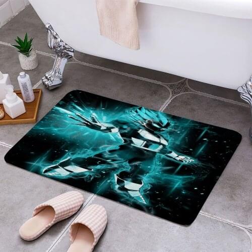 Vegeta Dragonball Glow 3D Print Doormats Rectangle Non-Slip DoorMat Bedroom Kitchen Entrance Print Door rugs Dropshipping