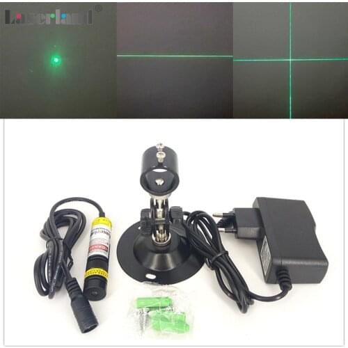 1668 510nm Green Laser Module Alignment 10mW 30mW 50mW Dot Line Cross Hair Lumber Woodwork Stone Sawmill Fabric Cutting Cutter