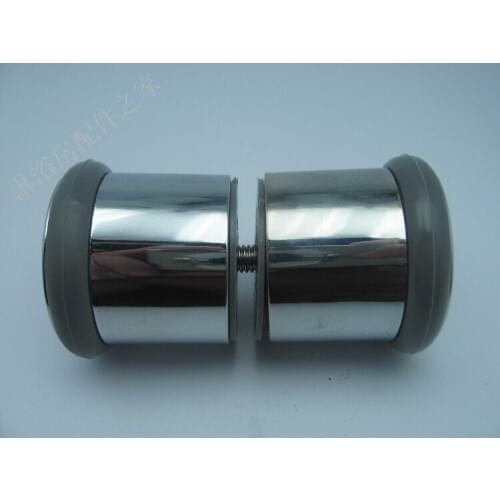 Hot-selling bathroom accessories limited shower handle stainless steel plastic sliding door glass door 2