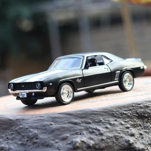 American Muscle Car Chevrolet Camaro 1969 Dummy Boomerang Childrens Toy Alloy Car Boys Like Fine Gifts