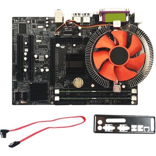 G41 Desktop Motherboard For Intel Cpu Set With Quad Core 2.66G Cpu E5430 + 4G Memory + Fan Atx Computer Mainboard Assemble Set