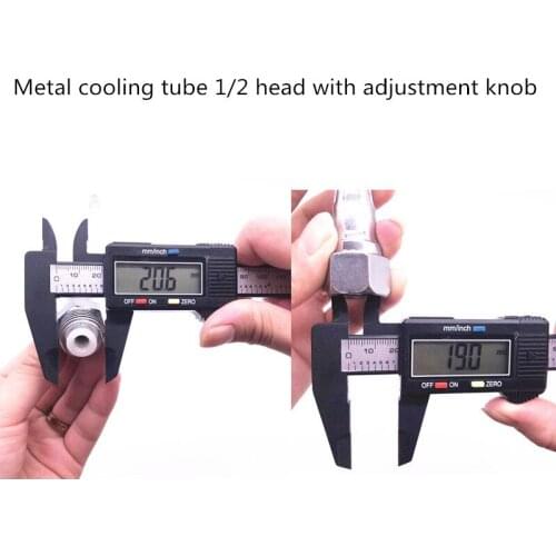 1/2 Head Metal Cooling Tube Coolant Pipe Hose for Engraving Machine CNC Lathe Milling Universal Sprinkler Oil Pipe