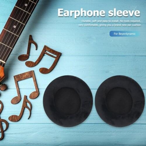 Headphone Earpads Cover for Beyerdynamic T70P/T5P/T1/DT990/DT880/DT770 PRO Headset Cover Cushion Replacement 2pcs