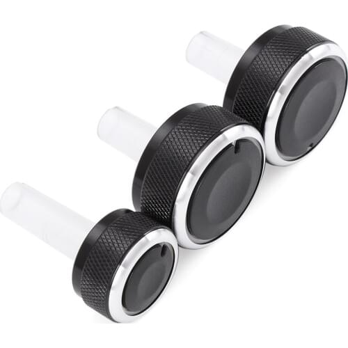 New Styling Aluminum Alloy Air Conditioning Knob AC Knob For VW golf 4 passat B5 Bora for Skoda Superb Octavia MK1