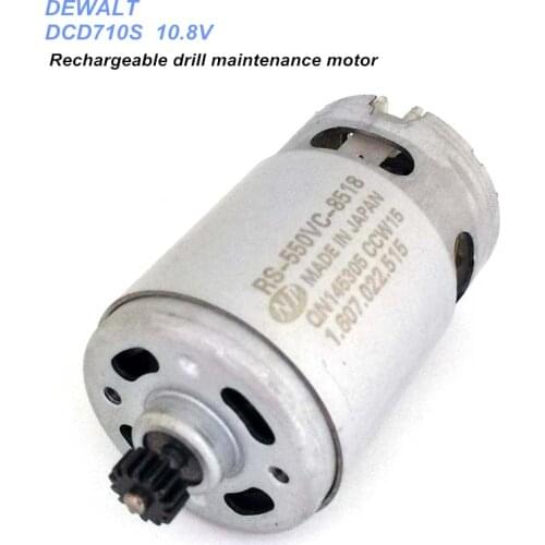 DCD710S 10.8V Rechargeable drill maintenance motor RS-550VC-8518 with 14T gear