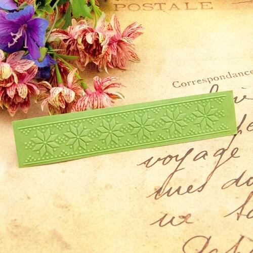 15*3CM plastic Floret template craft card making paper card album wedding decoration clip Embossing folders