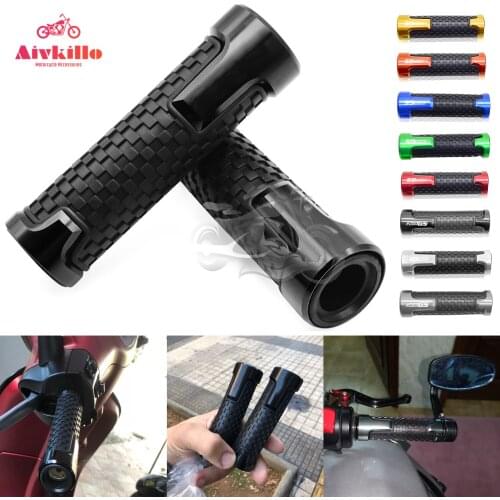 7/8'' Handlebar Grip Fit For YZF R1 R3 R25 R6 TMAX FJR1300 MT01 MT09 Fazer 22mm Handle Bar Grips