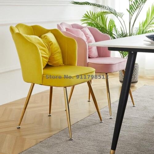 Nordic style ins chair net red makeup nail back simple desk chair home dining chair restaurant negotiation stool