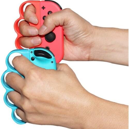 1 Pair for Nintendo Switch Joy Con Controller Finger Grips Left/Right for Fitness Boxing Game Handle Grip Case Hand Holder Grap