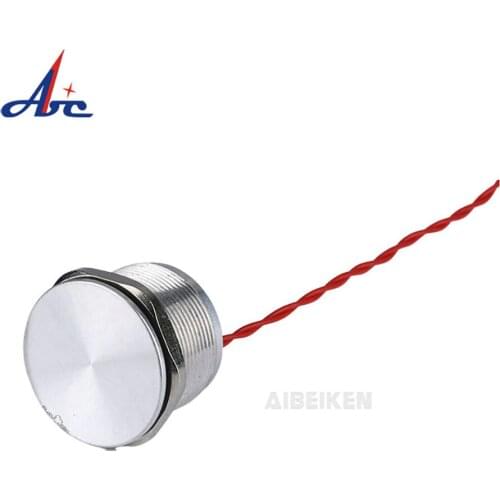 16/19/22MM IP68 Waterproof Momentary Silver color aluminum anodized piezo push switch