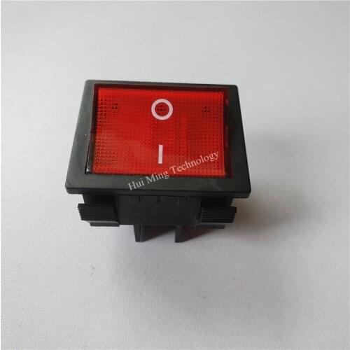 5pcs rocker switch self locking 250V 16A switch 6/9pin 2 gear KCD7-302 KCD7-303 ON-OFF for power supply