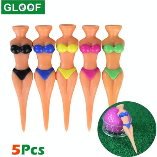 5Pcs Sexy Bikini Hot Woman 3 inch Golf Tees