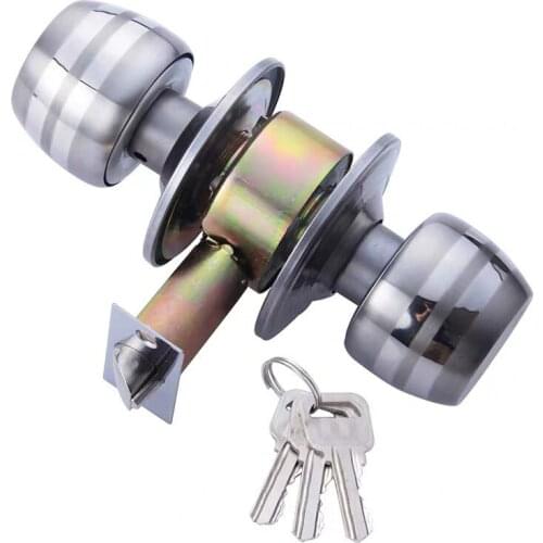 5831 simple indoor door universal stainless steel ball lock toilet button ball copper core lock