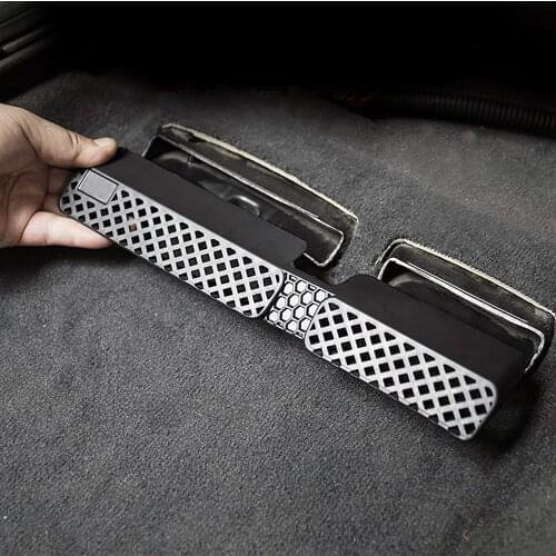 Car Interior Accessories For Audi Q5 2009 2017 Under Seat Floor AC Heat Air Conditioner Duct Vent Outlet Grille Cover Trim