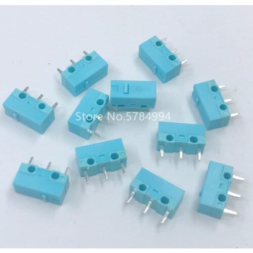 Free shipping 10PCS kailh micro-motion blue 20 million lifespan gaming mouse left and right buttons GM2.0 micro switch