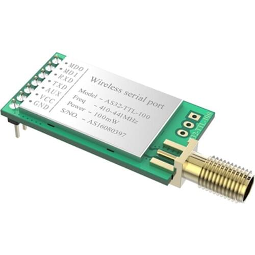 Wireless Module 433MHZ Wireless Serial Port LORA Spread Spectrum 3000 Meters UART Interface