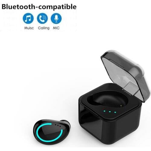 Wireless Bluetooth-compatible Earphone In Ear Sport With Mic Handsfree Headset Earbuds For Samsung Huawei All Phone Earphones