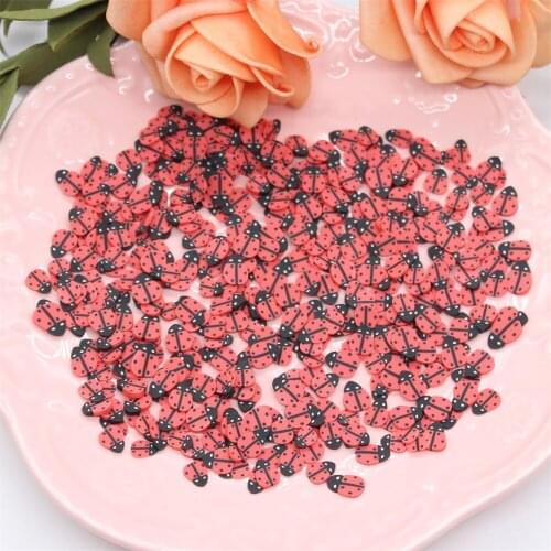 Ladybug Sequins for DIY Card Making Craft Color Collection